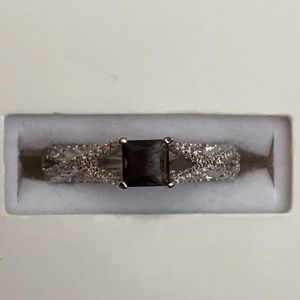 Midnight ombré ring.